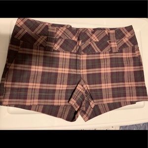 Plaid casual or dress shorts